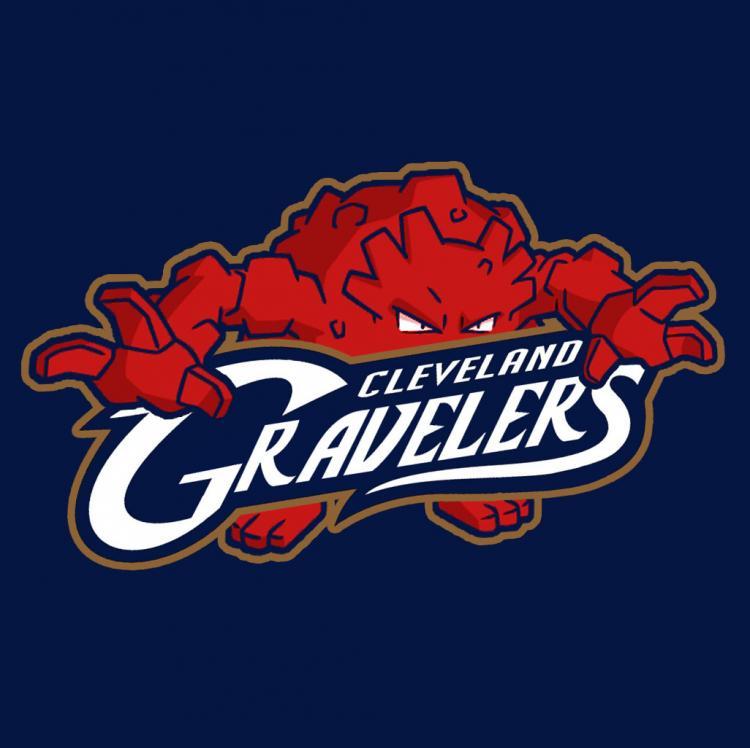 Cleveland Cavaliers Pokemon logo iron on heat transfer